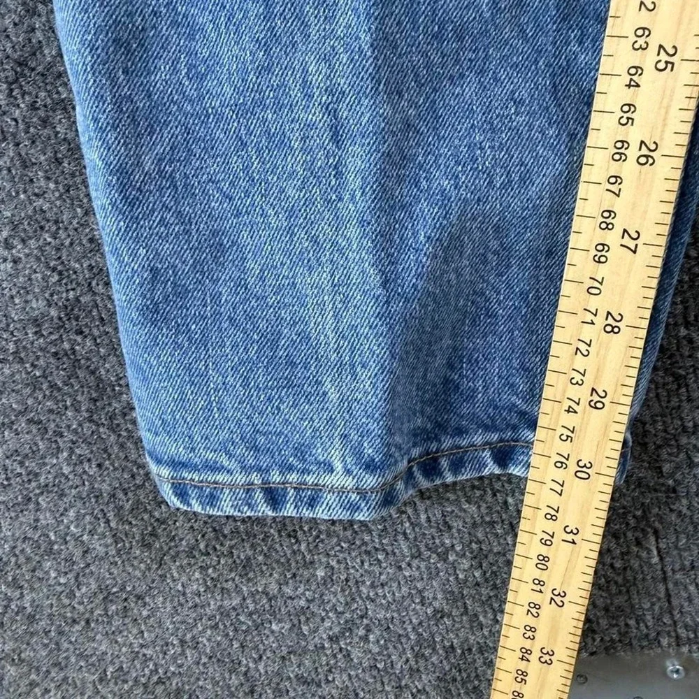 Vintage Levi 550 Relaxed Tapered Fit Light Wash Jeans USA 0896 Size 40x30